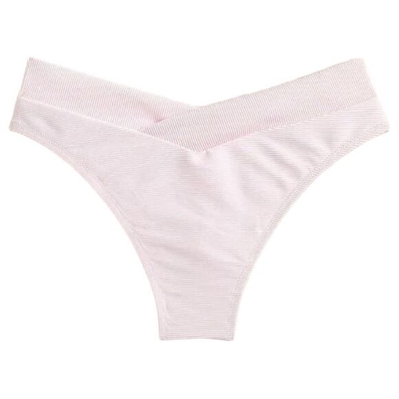 J Crew‎ Ribbed Cross Front Bikini Bottom Womens Size 3X Pink - Picture 1 of 7